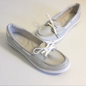 Silver Keds Slip Ons